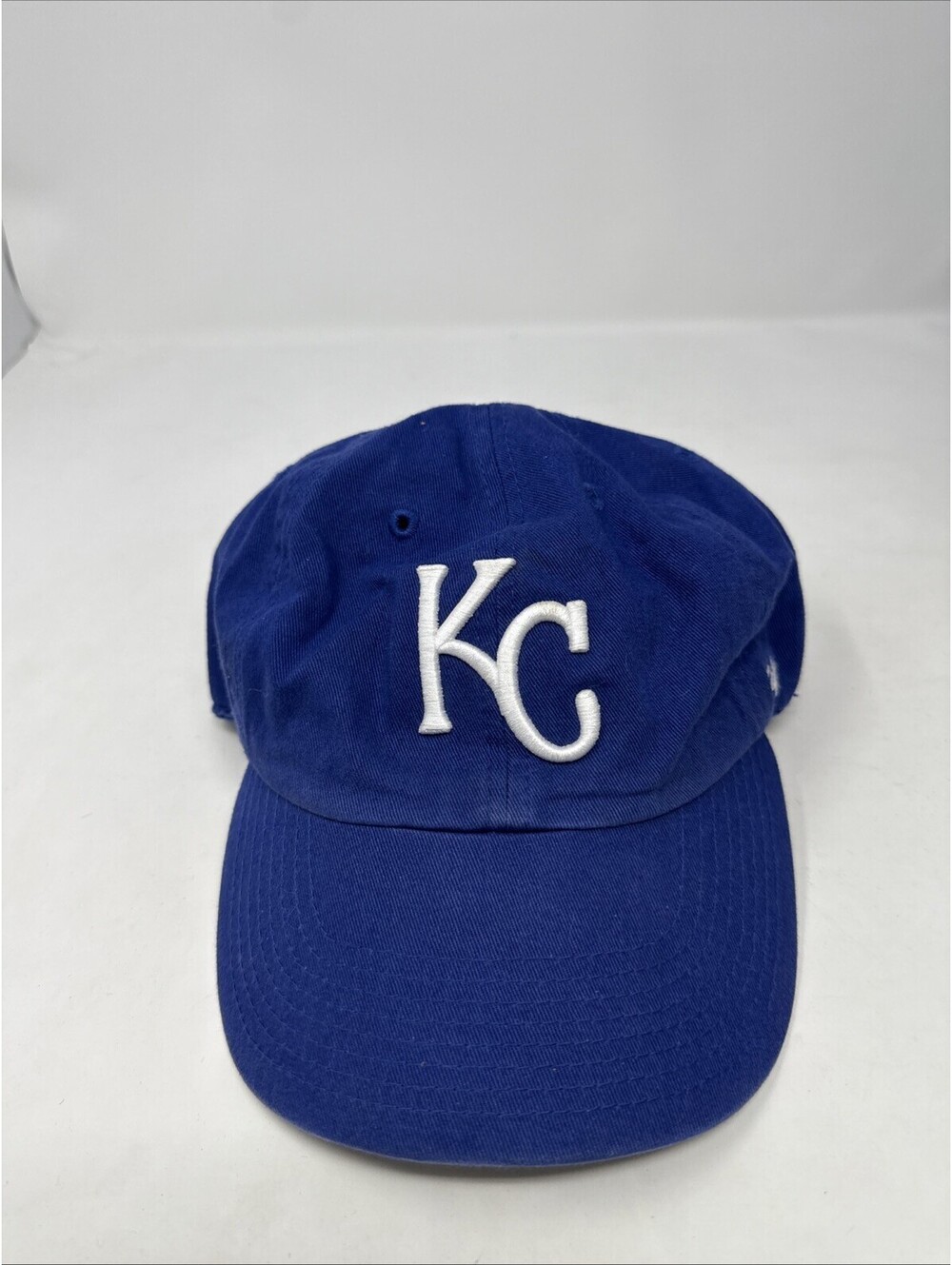 Kansas City Royals Blue Cotton Canvas One Size Adjustable Baseball Cap ‘47